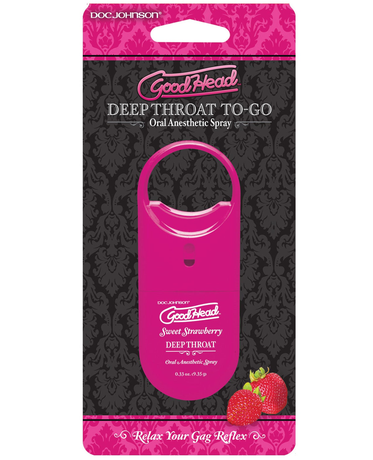 Goodhead Deep Throat Spray To Go - Strawberry Default Title Sexual Enhancers - Tophatter Daily Deals
