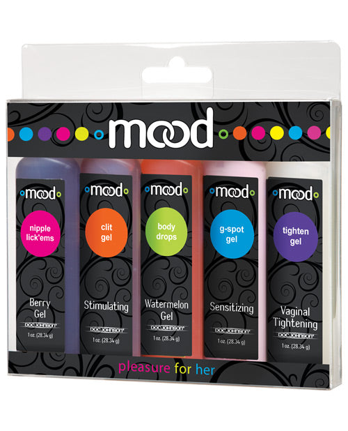 Mood Lube Pleasure For Her - Asst. Pack Of 5 Default Title Lubes - Tophatter Daily Deals