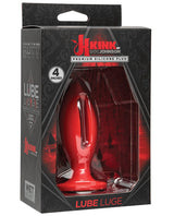 Kink Wet Works 4" Silicone Lube Luge Plug - Red Default Title Magic Wands - Tophatter Daily Deals