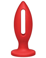 Kink Wet Works 4" Silicone Lube Luge Plug - Red Magic Wands - Tophatter Daily Deals