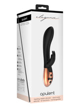 Shots Toys - Elegance - Opulent Heating Rabbit Vibrator - Black Sex Toy - Tophatter Daily Deals