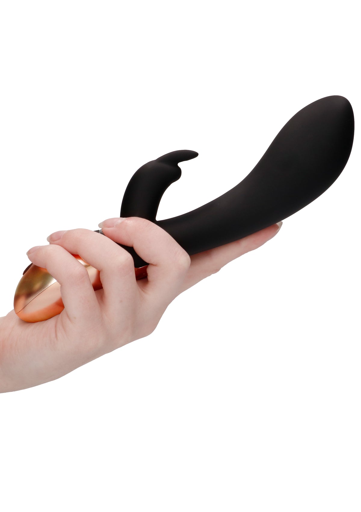 Shots Toys - Elegance - Opulent Heating Rabbit Vibrator - Black Sex Toy - Tophatter Daily Deals