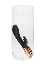Shots Toys - Elegance - Opulent Heating Rabbit Vibrator - Black Sex Toy - Tophatter Daily Deals