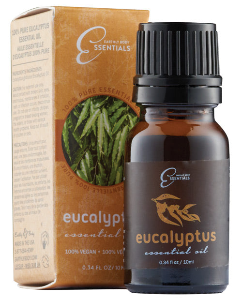Earthly Body Pure Essential Oils - .34 Oz Eucalyptus Default Title Massage Oils, Lotions, Cremes & Gels - Tophatter Daily Deals