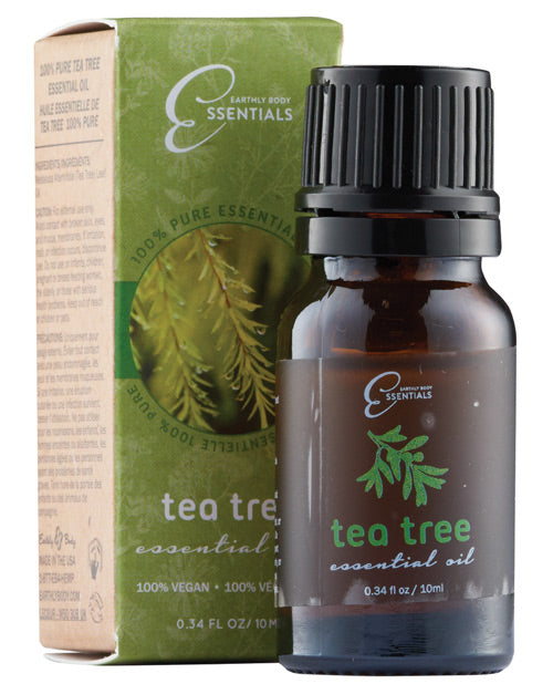 Earthly Body Pure Essential Oils - .34 Oz Tea Tree Default Title Massage Oils, Lotions, Creams And Gels - Tophatter Daily Deals