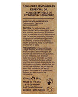 Earthly Body Pure Essential Oils - .34 Oz Lemongrass Massage Oils, Lotions, Cremes & Gels - Tophatter Daily Deals