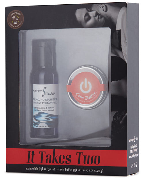 Earthly Body It Takes Two - .45 Oz Love Button & 1 Oz Water Slide Default Title Lubes - Tophatter Daily Deals