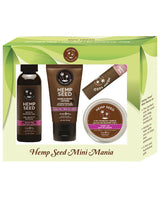Earthly Body Hemp Seed Mini Mania Kit - Skinny Dip Default Title Setting The Mood - Tophatter Daily Deals