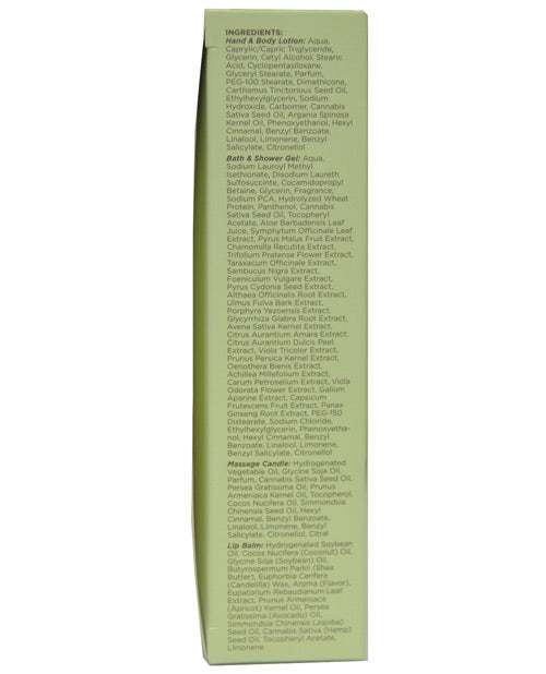 Earthly Body Hemp Seed Mini Mania Kit - Skinny Dip Setting The Mood - Tophatter Daily Deals