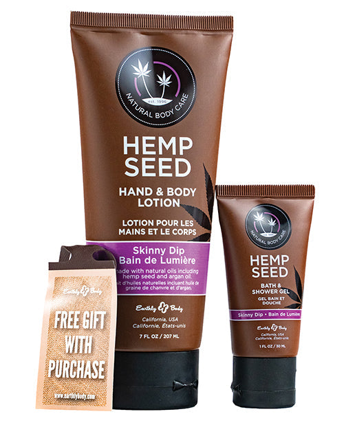 Earthly Body Summer Care Lotion & Shower Gel Combo- Skinny Dip Default Title Bath & Body - Tophatter Daily Deals