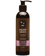 Earthly Body Hemp Seed Massage Lotion - 8 Oz Lavender Default Title Massage Oils, Lotions, Creams & Gels - Tophatter Daily Deals