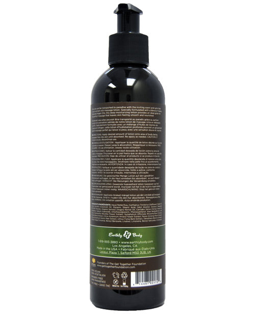 Earthly Body Hemp Seed Massage Lotion - 8 Oz Guava Lava Massage Oils, Lotions, Creams & Gels - Tophatter Daily Deals