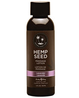 Earthly Body Hemp Seed Massage Lotion - 2 Oz Lavender Default Title Massage Oils, Lotions, Creams & Gels - Tophatter Daily Deals