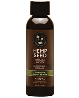Earthly Body Hemp Seed Massage Lotion - 2 Oz Guavalava Default Title Massage Oils, Lotions, Creams & Gels - Tophatter Daily Deals