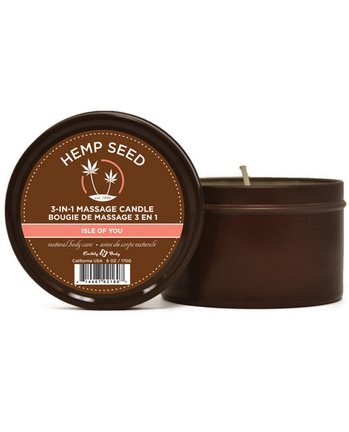 Earthly Body 3 In 1 Massage Candle - 6 Oz Isle Of You Default Title Setting The Mood - Tophatter Daily Deals