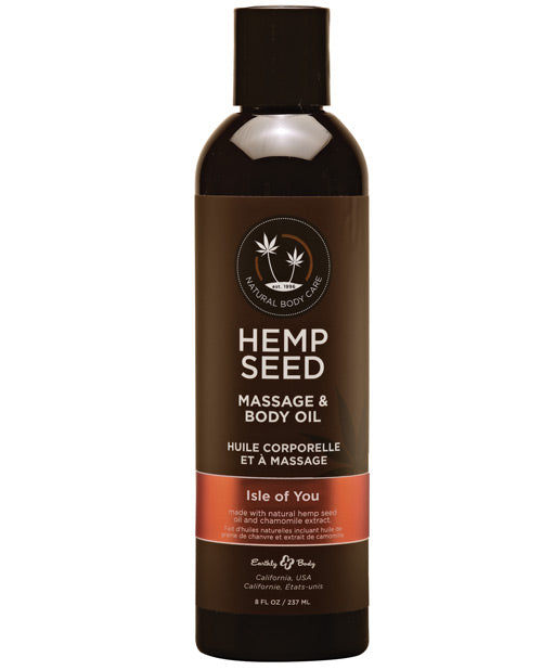 Earthly Body & Massage Oil - 8 Oz Isle Of You Default Title Massage Oils, Lotions, Creams And Gels - Tophatter Daily Deals