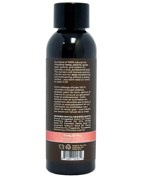Earthly Body Massage Oil - 2 Oz Isle Of You Massage Oils, Lotions, Creams And Gels - Tophatter Daily Deals