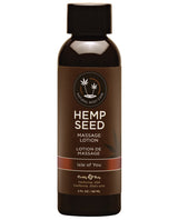 Earthly Body Hemp Seed Massage Lotion - 2 Oz Isle Of You Default Title Massage Oils, Lotions, Creams & Gels - Tophatter Daily Deals