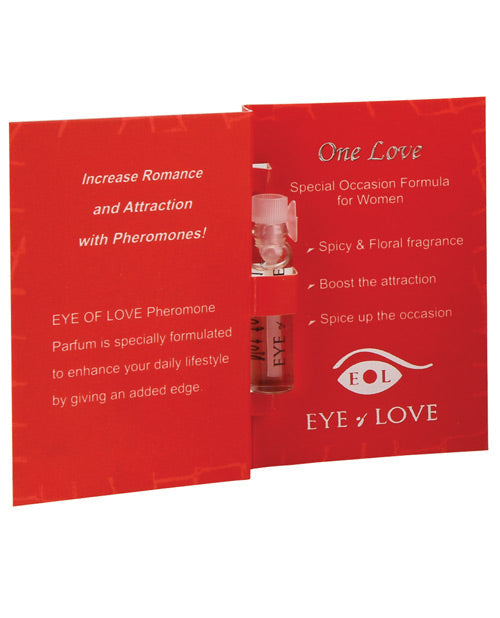 Eye Of Love Pheromone Parfum Sample - 1 Ml One Love Setting The Mood - Tophatter Daily Deals