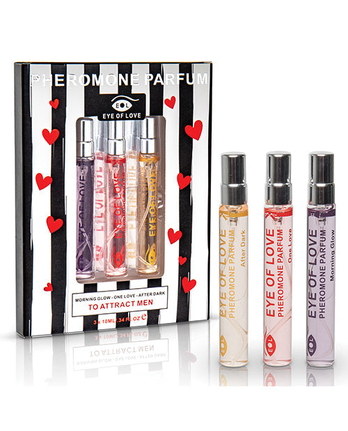 Eye Of Love Pheromone Parfum Set - Set Of 3 Default Title Setting The Mood - Tophatter Daily Deals