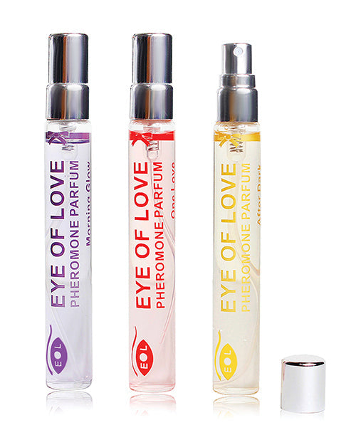 Eye Of Love Pheromone Parfum Set - Set Of 3 Setting The Mood - Tophatter Daily Deals