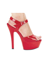 Ellie Shoes Juliet 6" Pump W-2" Platform Red Eight Default Title Foot Wear - Tophatter Daily Deals
