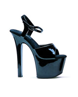 Ellie Shoes Flirt 7" Pump 3" Platform Black Nine Default Title Foot Wear - Tophatter Daily Deals