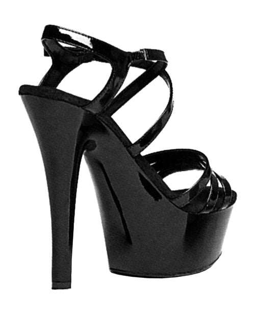 Ellie Shoes Dreamer 6" Stiletto W-2" Platform Black Eight Foot Wear - Tophatter Daily Deals