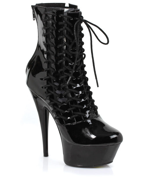 Ellie Shoes Milla 6" Heel Ankle Boots W-inner Zipper Black Nine Default Title Foot Wear - Tophatter Daily Deals