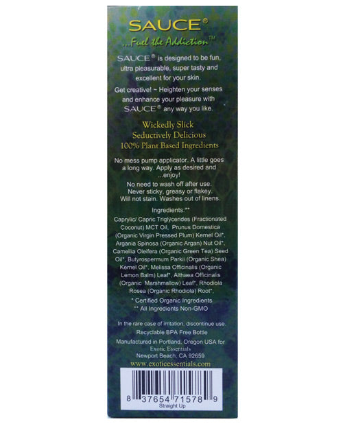 Sauce Coconut Massage Oil - 2 Oz Straight Up Massage Oils, Lotions, Creams And Gels - Tophatter Daily Deals