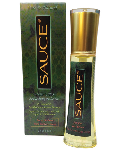 Sauce Coconut Massage Oil - 2 Oz Sex On The Beach Default Title Massage Oils, Lotions, Creams And Gels - Tophatter Daily Deals