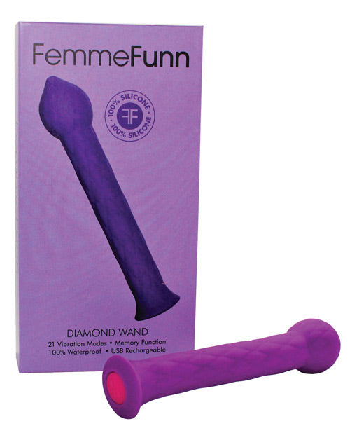 Femme Funn Diamond Wand - Purple Default Title Magic Wands - Tophatter Daily Deals