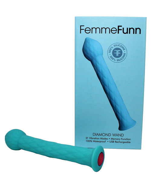 Femme Funn Diamond Wand - Turquoise Default Title Magic Wands - Tophatter Daily Deals