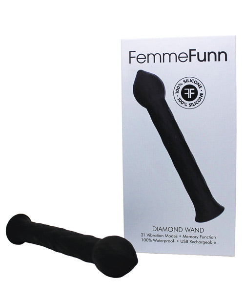 Femme Funn Diamond Wand - Black Default Title Magic Wands - Tophatter Daily Deals
