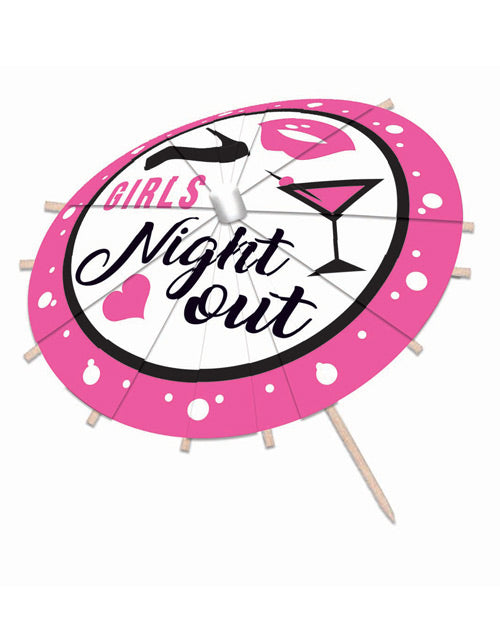 Girls Night Out Drink Umbrella - Pack Of 12 Default Title Bachelorette & Party Supplies - Tophatter Daily Deals