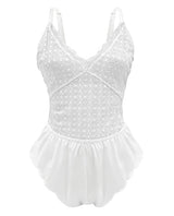 Premiere Lace Romper White 2x All Undergarments - Tophatter Daily Deals