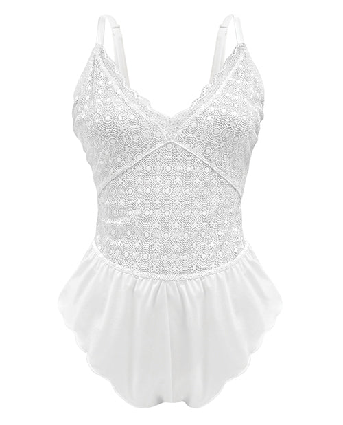 Premiere Lace Romper White Sm All Undergarments - Tophatter Daily Deals
