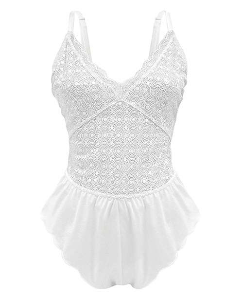 Premiere Lace Romper White Xl All Undergarments - Tophatter Daily Deals