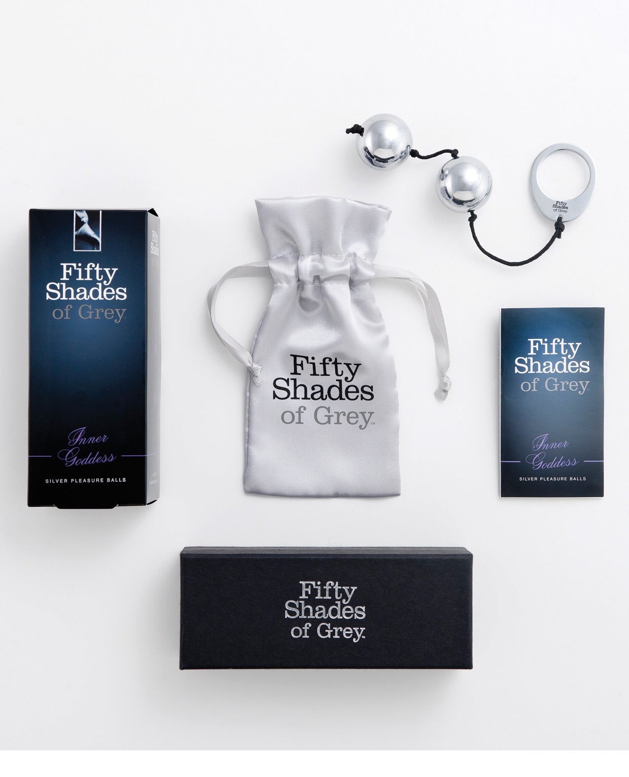 Fifty Shades Of Grey Inner Goddess Silver Metal Pleasure Balls Fifty Shades Of Grey - Tophatter Daily Deals