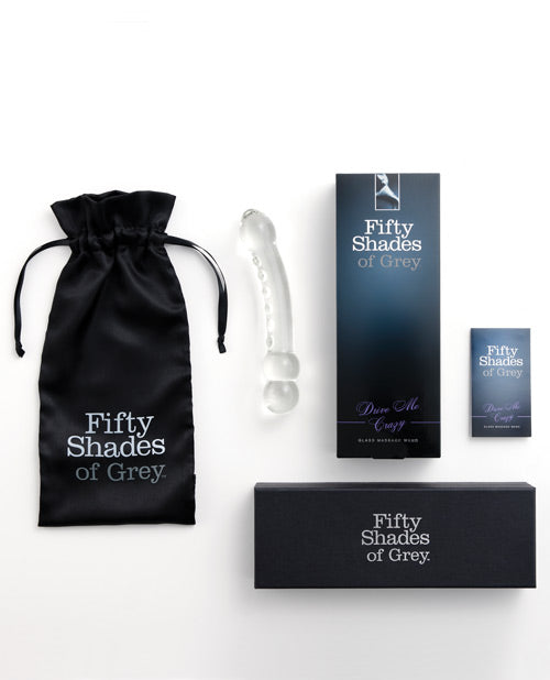 Fifty Shades Of Grey Drive Me Crazy Glass Massage Wand Fifty Shades Of Grey - Tophatter Daily Deals