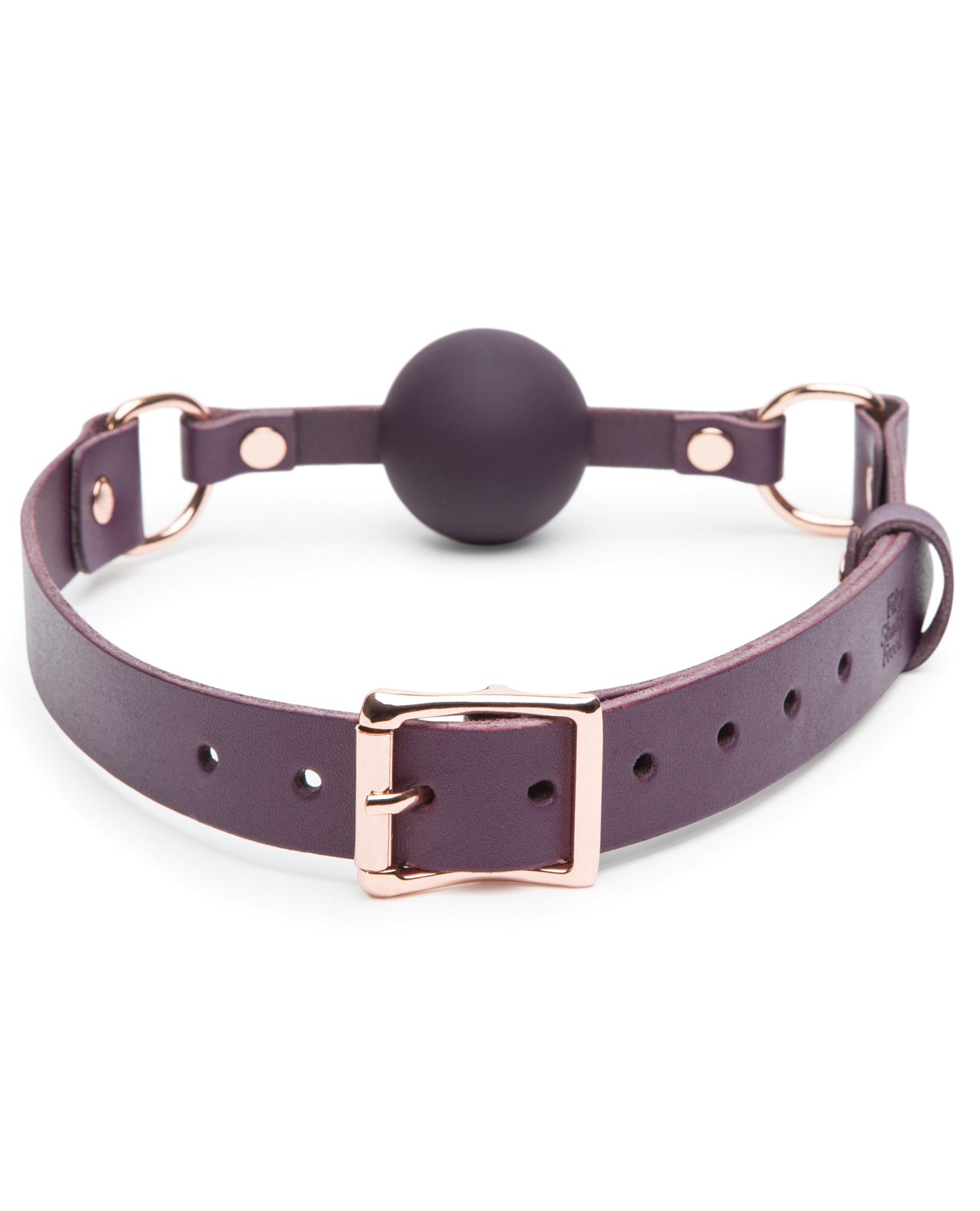 Fifty Shades Cherished Collection Leather Ball Gag Fifty Shades Of Grey - Tophatter Daily Deals