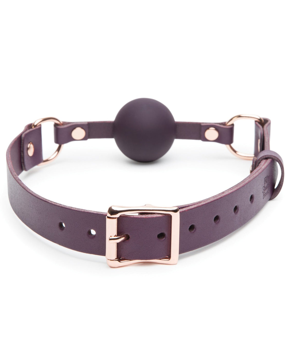 Fifty Shades Cherished Collection Leather Ball Gag Fifty Shades Of Grey - Tophatter Daily Deals