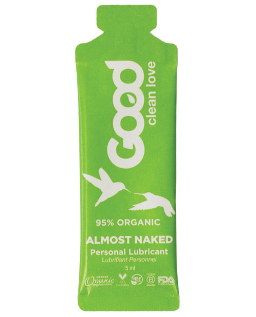 Good Clean Love Almost Naked Organic Personal Lubricant - 5 Ml Foil Default Title Lubes - Tophatter Daily Deals