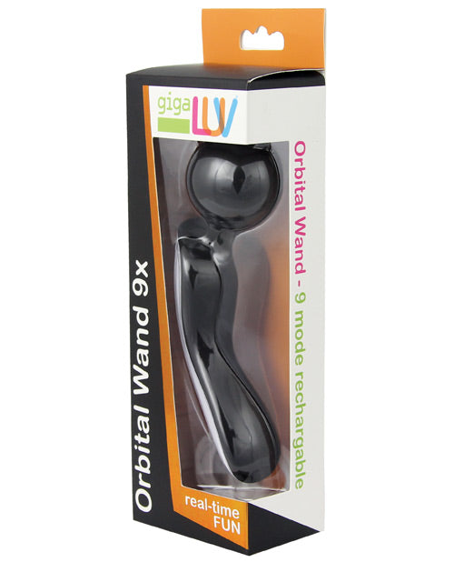 Gigaluv Orbital Wand 9x - 9 Functions Black Magic Wands - Tophatter Daily Deals