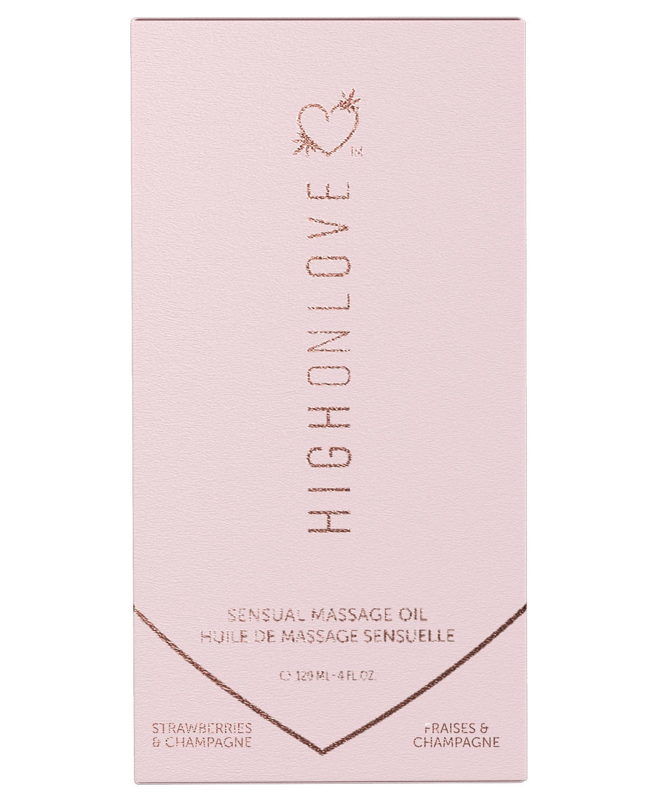 High On Love Hemp Massage Oil - Strawberries Massage Oils, Lotions, Creams And Gels - Tophatter Daily Deals