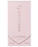 High On Love Hemp Massage Oil - Strawberries Massage Oils, Lotions, Creams And Gels - Tophatter Daily Deals
