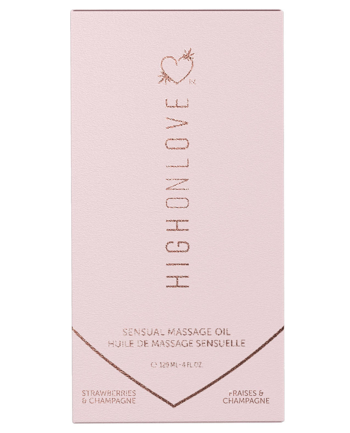 High On Love Hemp Massage Oil - Strawberries Massage Oils, Lotions, Creams And Gels - Tophatter Daily Deals