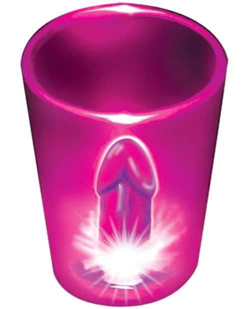 Light Up Cock Shot Glass - Magenta Default Title Bachelorette & Party Supplies - Tophatter Daily Deals