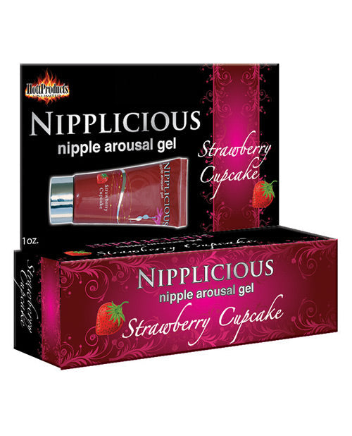 Nipplicious Nipple Arousal Gel - 1oz Strawberry Default Title Body Fun - Tophatter Daily Deals