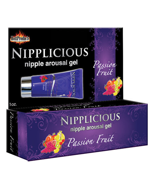 Nipplicious Nipple Arousal Gel - 1oz Passion Fruit Default Title Body Fun - Tophatter Daily Deals